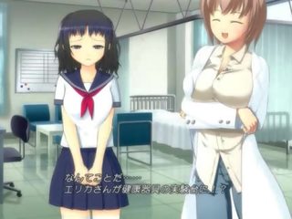 Anime cutie in scuola uniforme masturbare fica